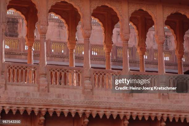 bikaner palace - bikaner stock pictures, royalty-free photos & images