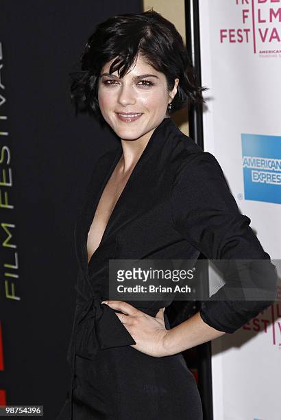 Actress Selma Blair attends Awards Night during the 9th Annual Tribeca Film Festival at the W New York - Union Square on April 29, 2010 in New York...