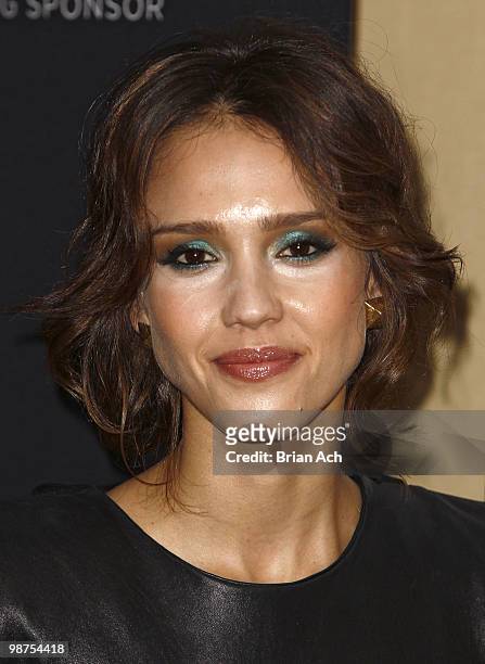 Actress Jessica Alba attends Awards Night during the 9th Annual Tribeca Film Festival at the W New York - Union Square on April 29, 2010 in New York...