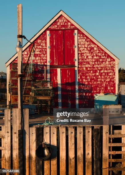 blue rocks nova scotia fishing - blue rocks nova scotia stock pictures, royalty-free photos & images