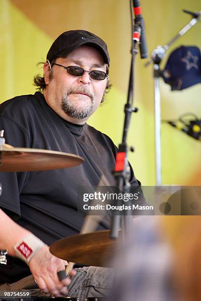 Todd Nance of Wide Spread Panic performs at the 2010 New Orleans Jazz & Heritage Festival Presented By Shell, at the Fair Grounds Race Course on...