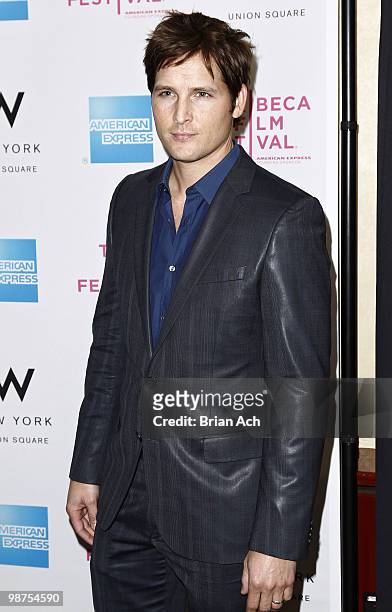 Actor Peter Facinelli attends Awards Night during the 9th Annual Tribeca Film Festival at the W New York - Union Square on April 29, 2010 in New York...