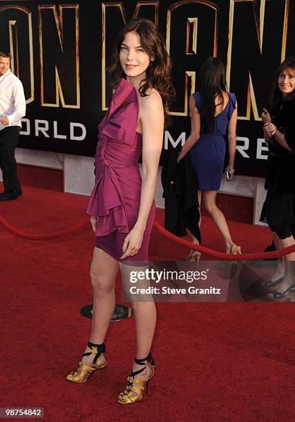 Actress Michelle Monaghan attends the "Iron Man 2" Los Angeles Premiere at the El Capitan Theatre on April 26, 2010 in Hollywood, California.