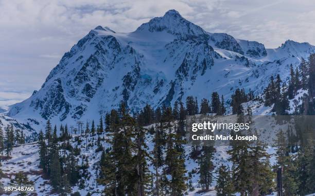 mt. shuksan - contea di whatcom foto e immagini stock