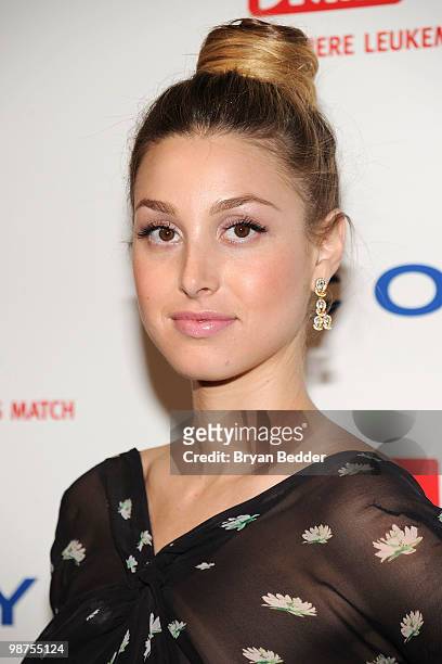Personaltiy Whitney Port attends DKMS' 4th Annual Gala: Linked Against Leukemia at Cipriani 42nd Street on April 29, 2010 in New York City.