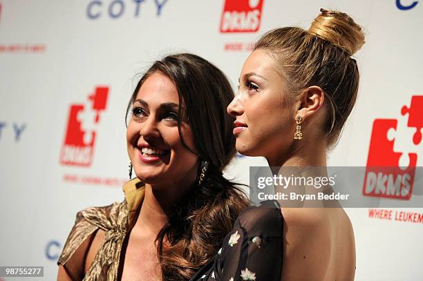 Personalities Rozy Olin and Whitney Port attend DKMS' 4th Annual Gala: Linked Against Leukemia at Cipriani 42nd Street on April 29, 2010 in New York...