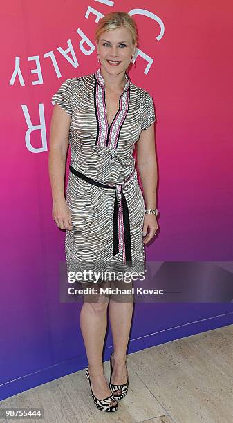 Actress Alison Sweeney attends the book launch party for "Days Of Our Lives" Executive Producer Ken Corday at The Paley Center for Media on April 29,...