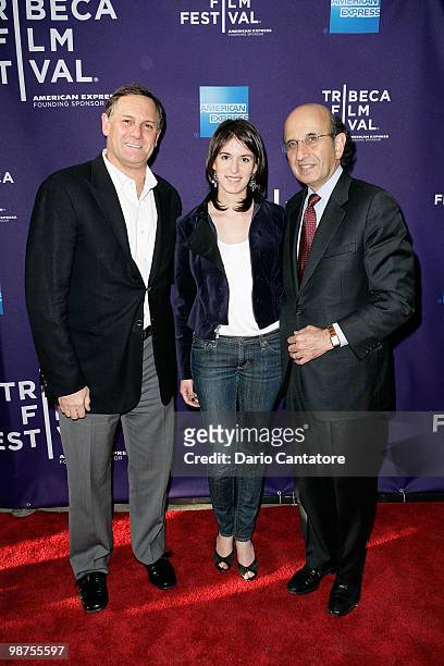 Tribeca Film Festival co-founder Craig Hatkoff, director Madeleine Sackler and Chancellor of the New York City Department of Education Joel Klein...
