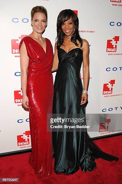 Of DKMS Americas Katharina Harf and Shaun Robinson attend DKMS' 4th Annual Gala: Linked Against Leukemia at Cipriani 42nd Street on April 29, 2010 in...