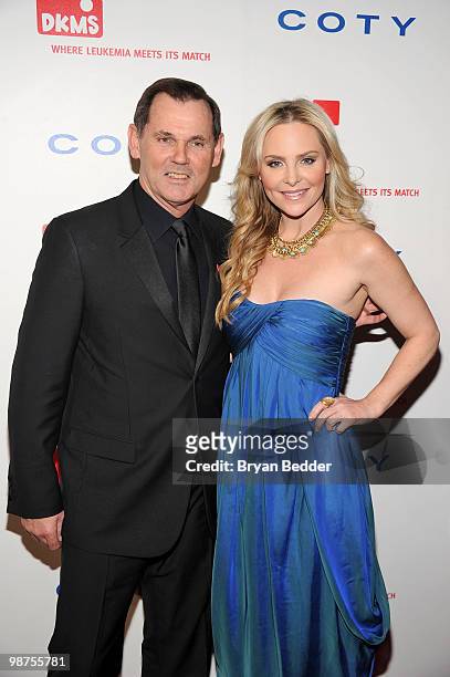 Of Coty Inc. Bernd Beetz and Make-up artist Carmindy attend DKMS' 4th Annual Gala: Linked Against Leukemia at Cipriani 42nd Street on April 29, 2010...