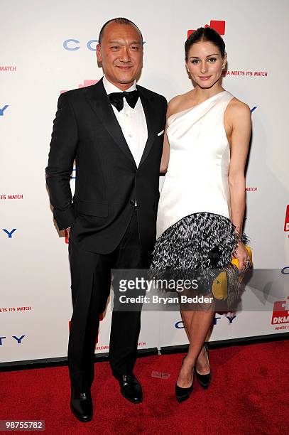 Designer Joe Zee and TV personality Olivia Palermo attends DKMS' 4th Annual Gala: Linked Against Leukemia at Cipriani 42nd Street on April 29, 2010...