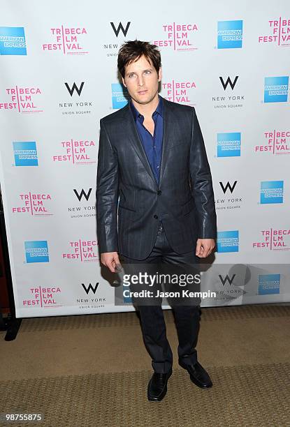 Actor Peter Facinelli attends the Awards Night Show & Party during the 2010 Tribeca Film Festival at the W New York - Union Square on April 29, 2010...