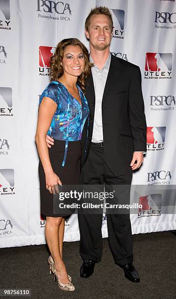 Reality TV star Stephenie LaGrossa and Kyle Kendrick of the Philadelphia Phillies attend the 3rd Annual Utley All-Stars Animal Casino Night to...