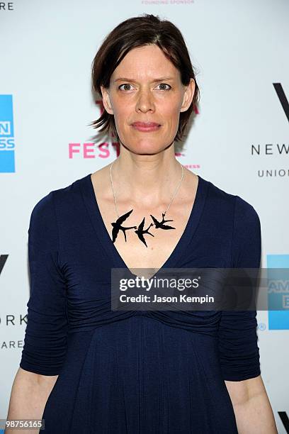 Director Clio Barnard attends the Awards Night Show & Party during the 2010 Tribeca Film Festival at the W New York - Union Square on April 29, 2010...