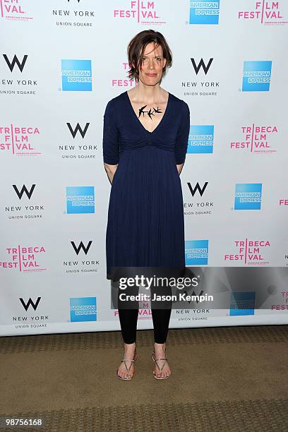 Director Clio Barnard attends the Awards Night Show & Party during the 2010 Tribeca Film Festival at the W New York - Union Square on April 29, 2010...