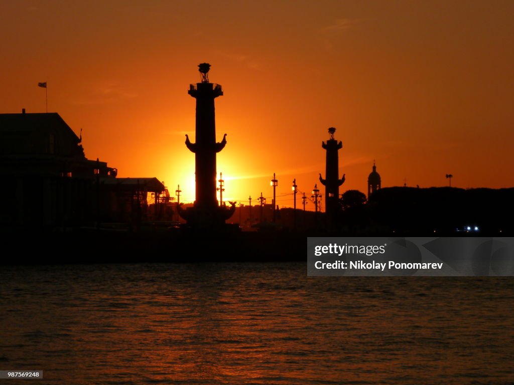 Sunset in Saint Petersburg