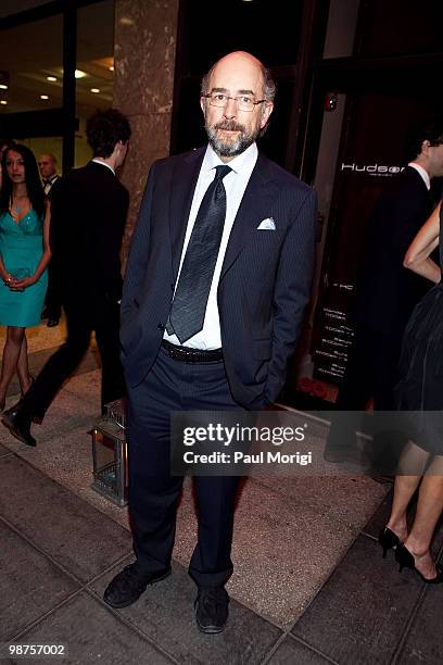 Richard Schiff arrives at the Creative Coalition private dinner at the Hudson Restaurant Lounge on April 29, 2010 in Washington, DC.