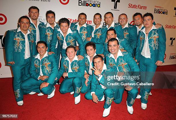 La Original Banda Limon attend the 2010 Billboard Latin Music Awards at Coliseo de Puerto Rico José Miguel Agrelot on April 29, 2010 in San Juan,...