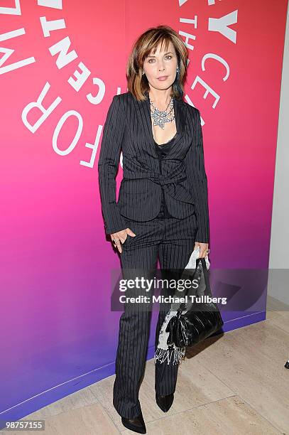 Actress Lauren Koslow arrives at the launch party for Executive Producer Ken Corday's new book "The Days Of Our Lives: The Untold Story of One...