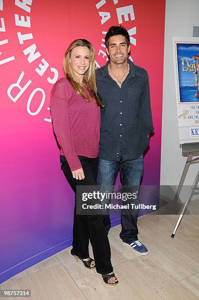 Actor Galen Gering arrives with wife Jenna at the launch party for Executive Producer Ken Corday's new book "The Days Of Our Lives: The Untold Story...