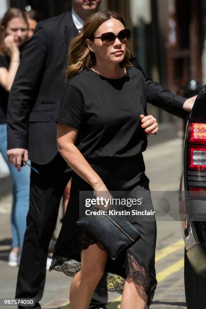 Louise Adams during London Fashion Week Men's on June 10, 2018 in London, England.