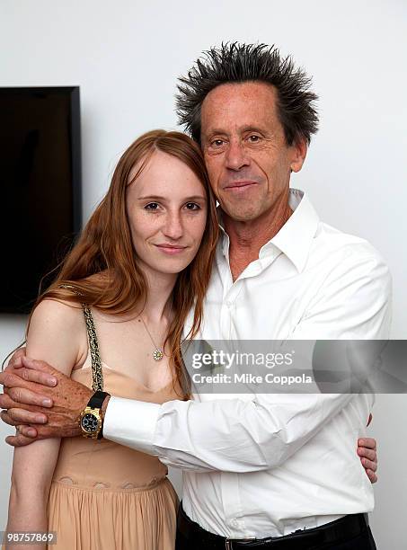 Producer Brian Grazer and daughter Sage Grazer attend the art show "Theurgy" at the Elga Wimmer Gallery on April 29, 2010 in New York City.