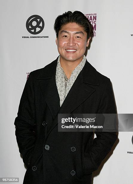 Actor Brian Tee arrives at the 26th Annual LA Asian Pacific Film Festival Opening Night Gala on April 29, 2010 in West Hollywood, California.