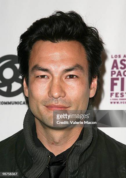 Actor David Lee McInnins arrives at the 26th Annual LA Asian Pacific Film Festival Opening Night Gala on April 29, 2010 in West Hollywood, California.