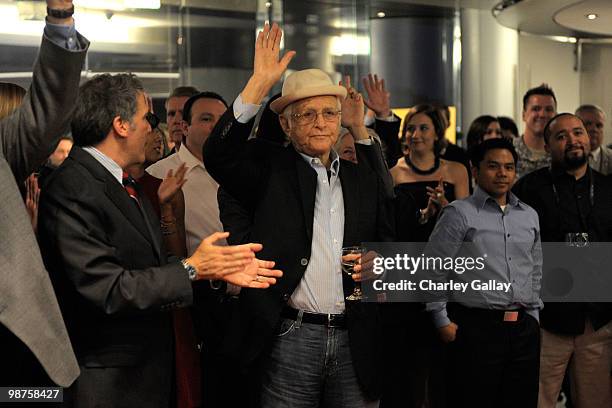 Writer/producer Norman Lear attends IAVA's Second Annual Heroes Celebration held at CAA on April 29, 2010 in Los Angeles, California.