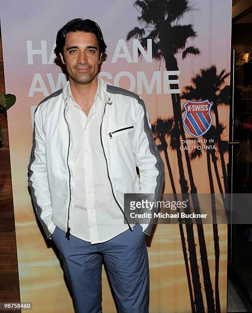 Actress Gilles Marini attends the K-Swiss Party to launch the Vintage California Collection at Kitson on April 29, 2010 in Malibu, California.