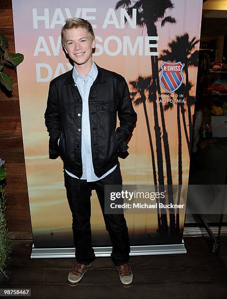 Actor Kenton Duty attends the K-Swiss Party to launch the Vintage California Collection at Kitson on April 29, 2010 in Malibu, California.