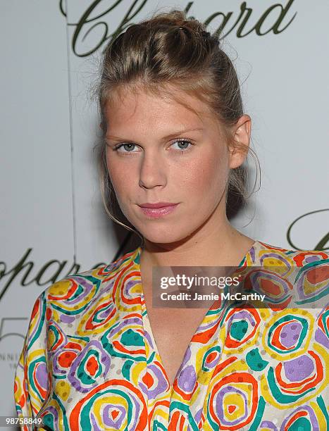 Alexandra Richards attends the star studded gala celebrating Chopard's 150 years of excellence at The Frick Collection on April 29, 2010 in New York...