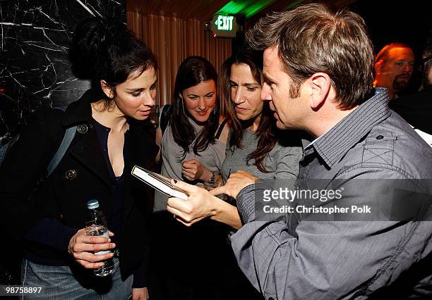 Comedian Sarah Silverman attends "The Bedwetter" Book Launch Hosted By 944 and Absolut at Trousdale on April 29, 2010 in West Hollywood, California.