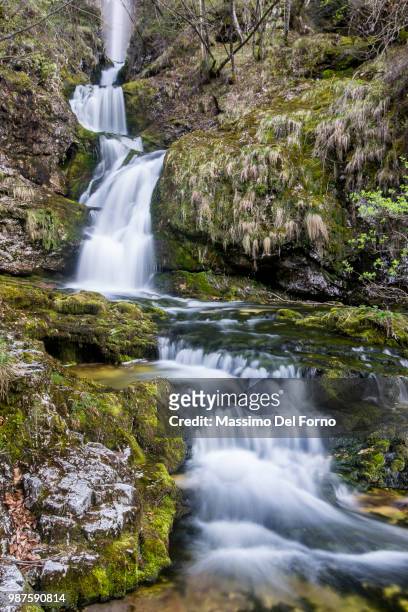 fontanon falls - forno stock pictures, royalty-free photos & images