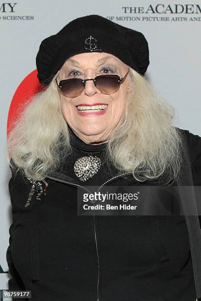 Actress Sylvia Miles attends the 37th Annual Student Academy Awards at HBO Theater on April 29, 2010 in New York City.