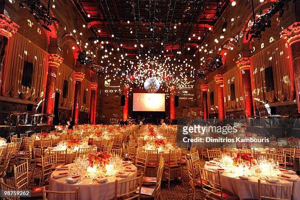 General atmosphere inside the DKMS' 4th Annual Gala: Linked Against Leukemia at Cipriani 42nd Street on April 29, 2010 in New York City.
