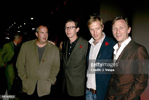 Roger Michell, Kevin Loader, Rhys Ifans and Daniel Craig