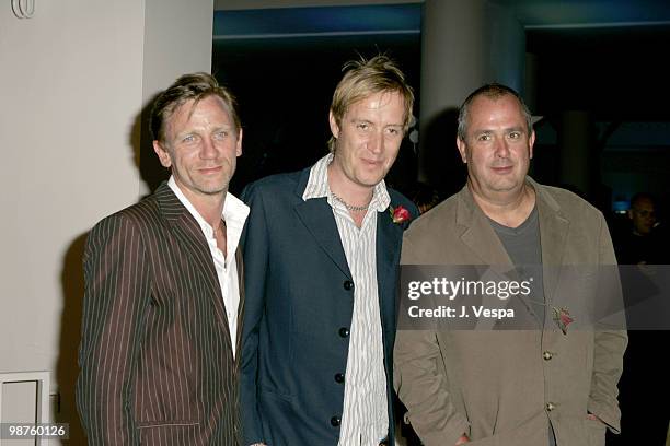 Daniel Craig, Rhys Ifans and Roger Michell