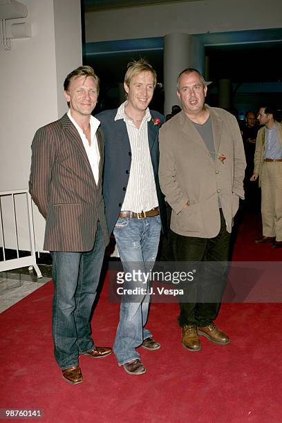 Daniel Craig, Rhys Ifans and Roger Michell