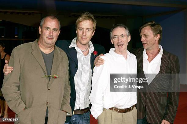 Director Roger Michell, Rhys Ifans, author Ian McEwan and Daniel Craig