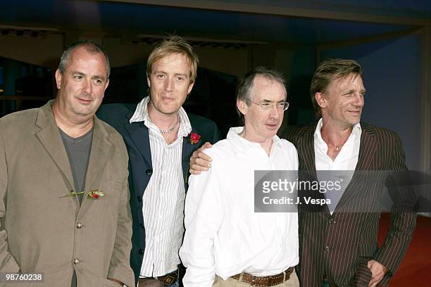 Director Roger Michell, Rhys Ifans, author Ian McEwan and Daniel Craig