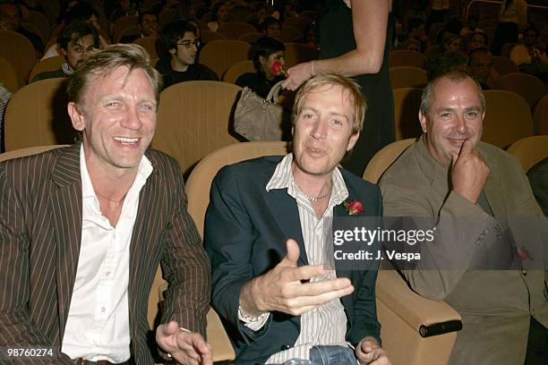 Daniel Craig, Rhys Ifans and Roger Michell