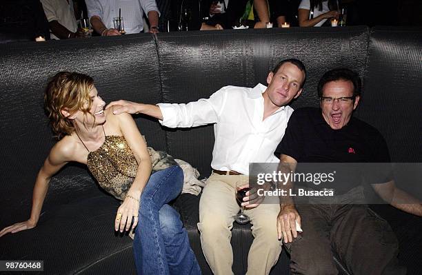 Sandra Bullock, Lance Armstrong and Robin Williams