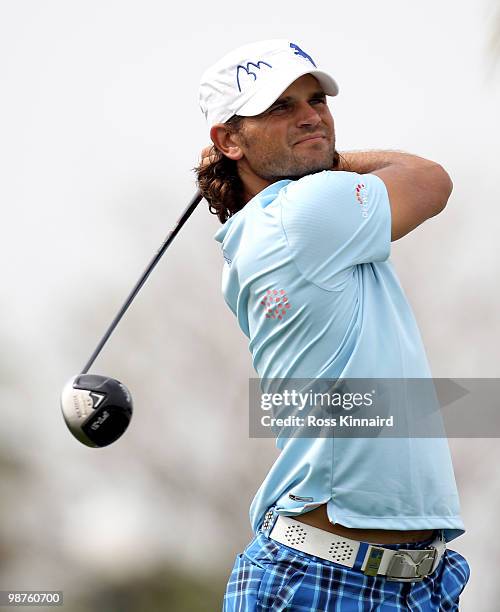 Johan Edfors of Sweden during the second round of the Open de Espana at the Real Club de Golf de Seville on April 30, 2010 in Seville, Spain.