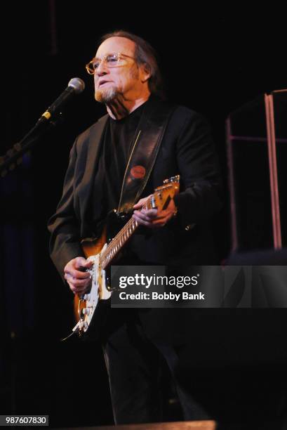 Stephen Stills performs with Judy Collins at the St George Theatre on June 29, 2018 in New York City.