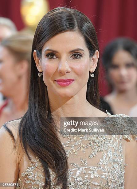 Actress Sandra Bullock arrives at the 82nd Annual Academy Awards held at the Kodak Theatre on March 7, 2010 in Hollywood, California.