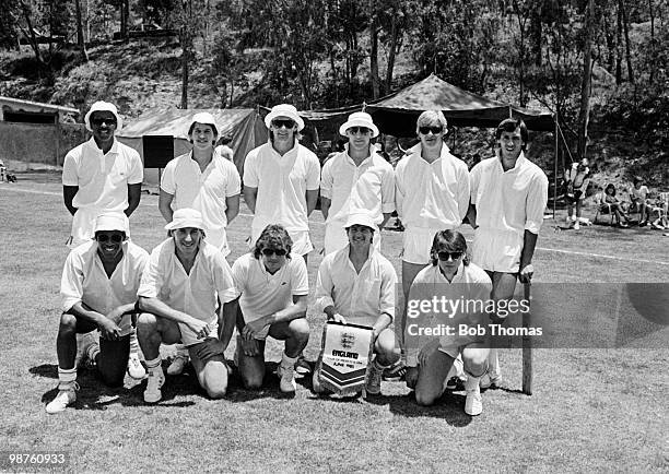 During the England Football Summer Tour, the England football team which beat the Mexico City Cricket Club by eight wickets are pictured at the...