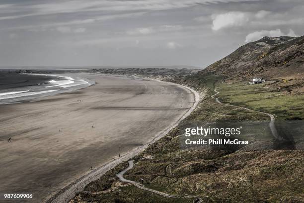 rhossili - rhossili stock pictures, royalty-free photos & images