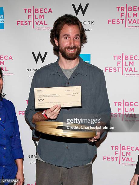 Writer/producer Dana Adam Shapiro attends Awards Night during the 9th Annual Tribeca Film Festival at the W New York - Union Square on April 29, 2010...