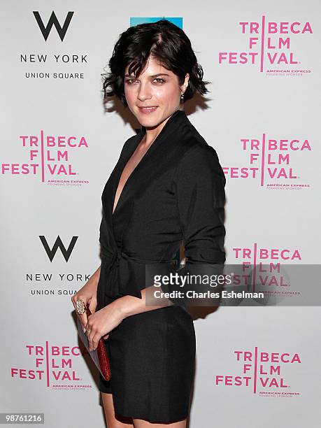 Actress Selma Blair attends Awards Night during the 9th Annual Tribeca Film Festival at the W New York - Union Square on April 29, 2010 in New York...